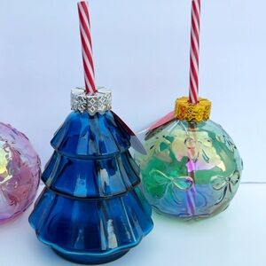Merry Moments Ornament, Tree Glass Drink Set